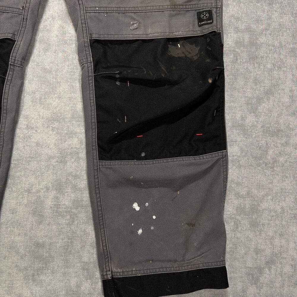 Snickers Workwear 3214 Canvas+ Knee Guard Holster pocket Condura pants 36x32 - Picture 3 of 11